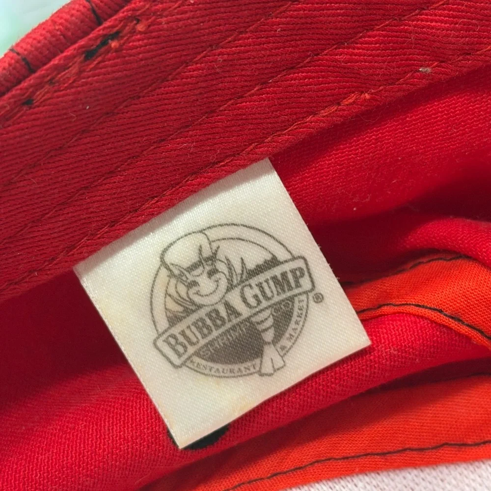 Bubba Gump Shrimp Co. Embroidered Baseball Cap. Men’s Women’s Unisex Red